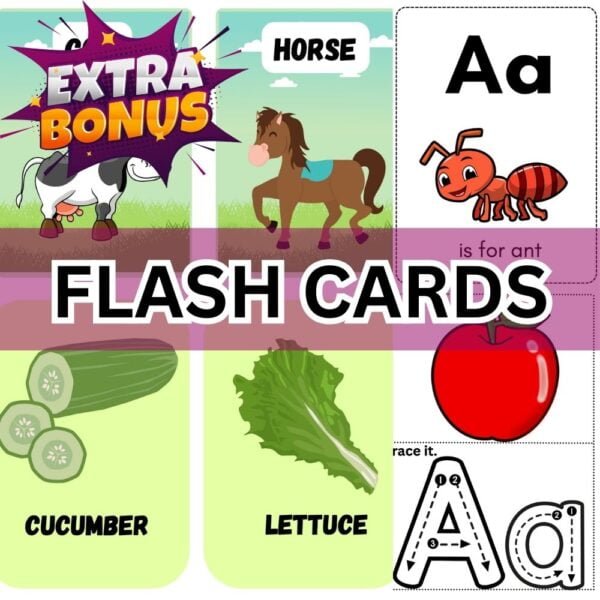 1500+ Engaging Alphabets & Numbers Worksheets for Kids - Master the ABCs & 123s (Digital Files) - Image 4