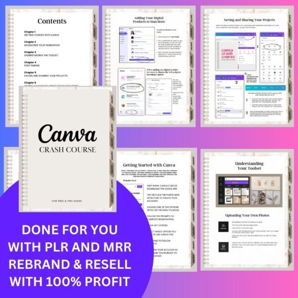 Canva Crash Course with Resell Rights (Digital Files) - Image 2