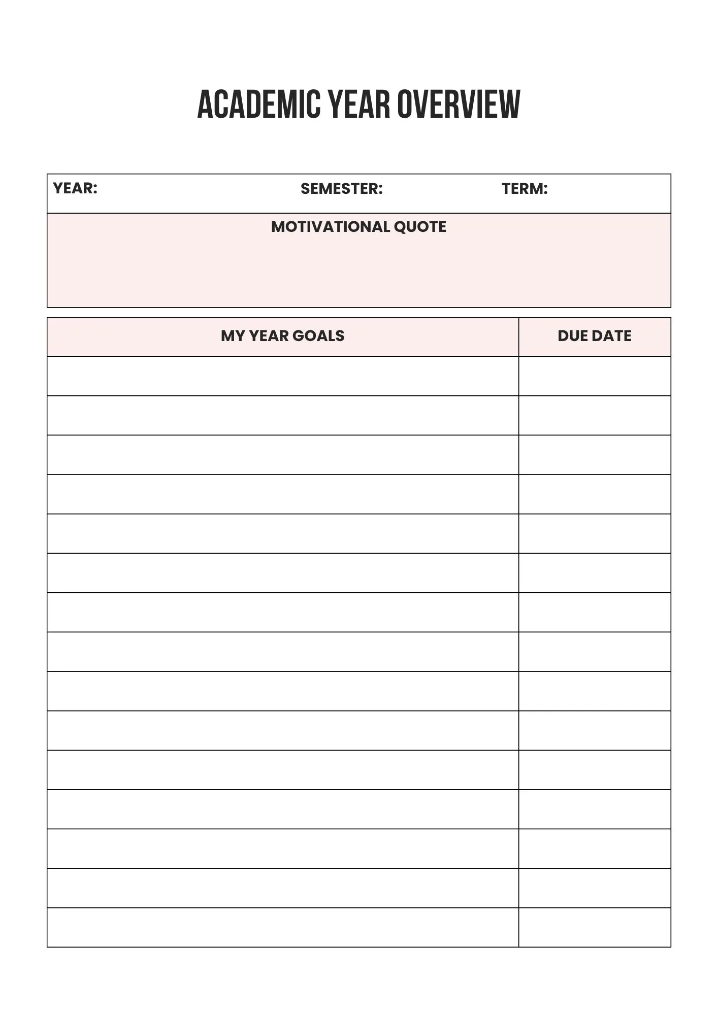 Smart Student Planner | 100-Page Printable | Study + Homework + Exam Tracker (Digital Files) - Image 5